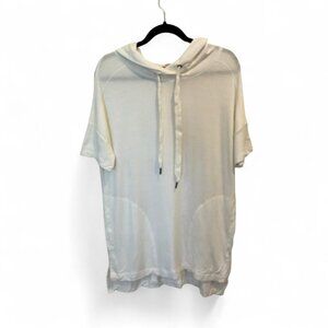 Philosophy Republic Women's Raglan Sleeve Hoodie Off-White Shirt Size S